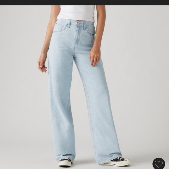 Levi's Women's baggy Jeans with tabs at waist - Picture 3 of 15